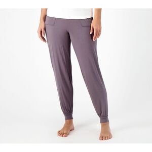 zuda Women's Sleepwear Sz L Z-ReFresh Aloe Infused Sleep Joggers Gray A518857